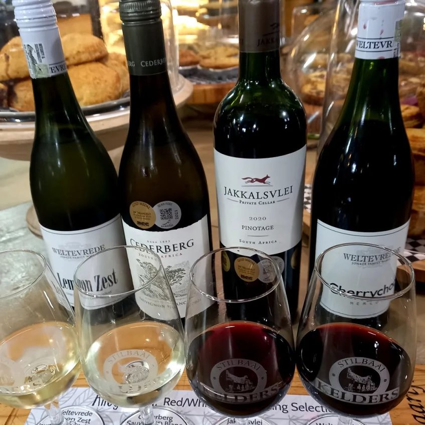 Wine at Allegaartjie Stilbaai